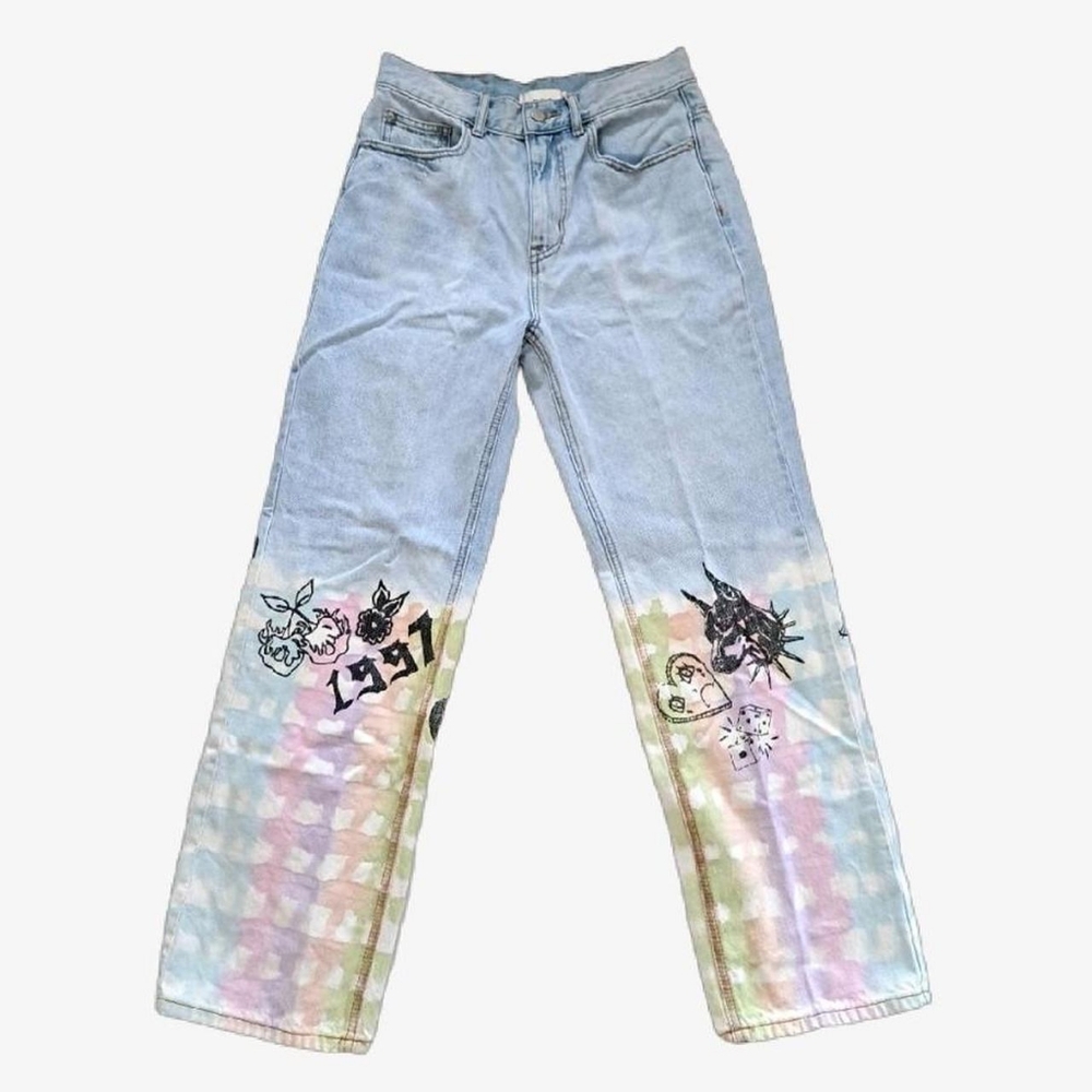 Urban Outfitters BDG tie dye cowboy jeans